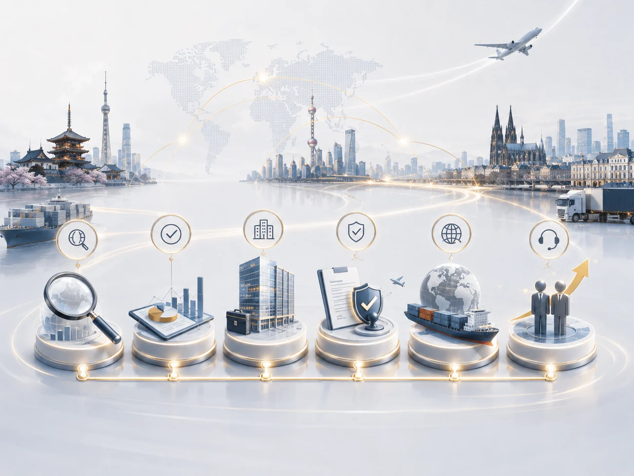 Market entry process from validation to local operations